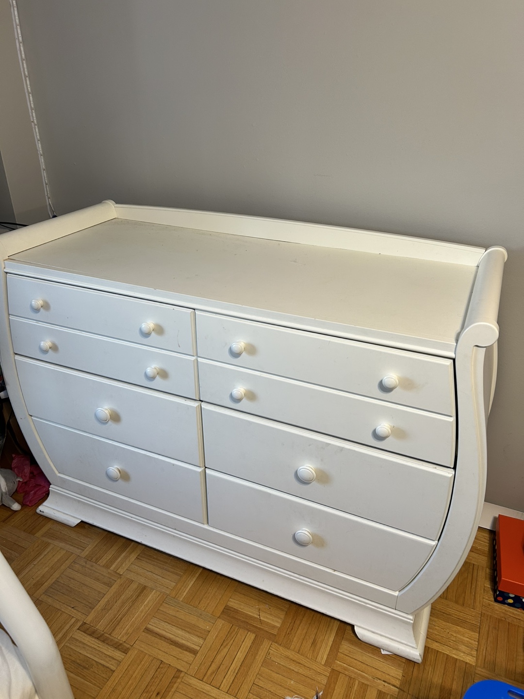 White Dresser with Six Drawers - photo 3