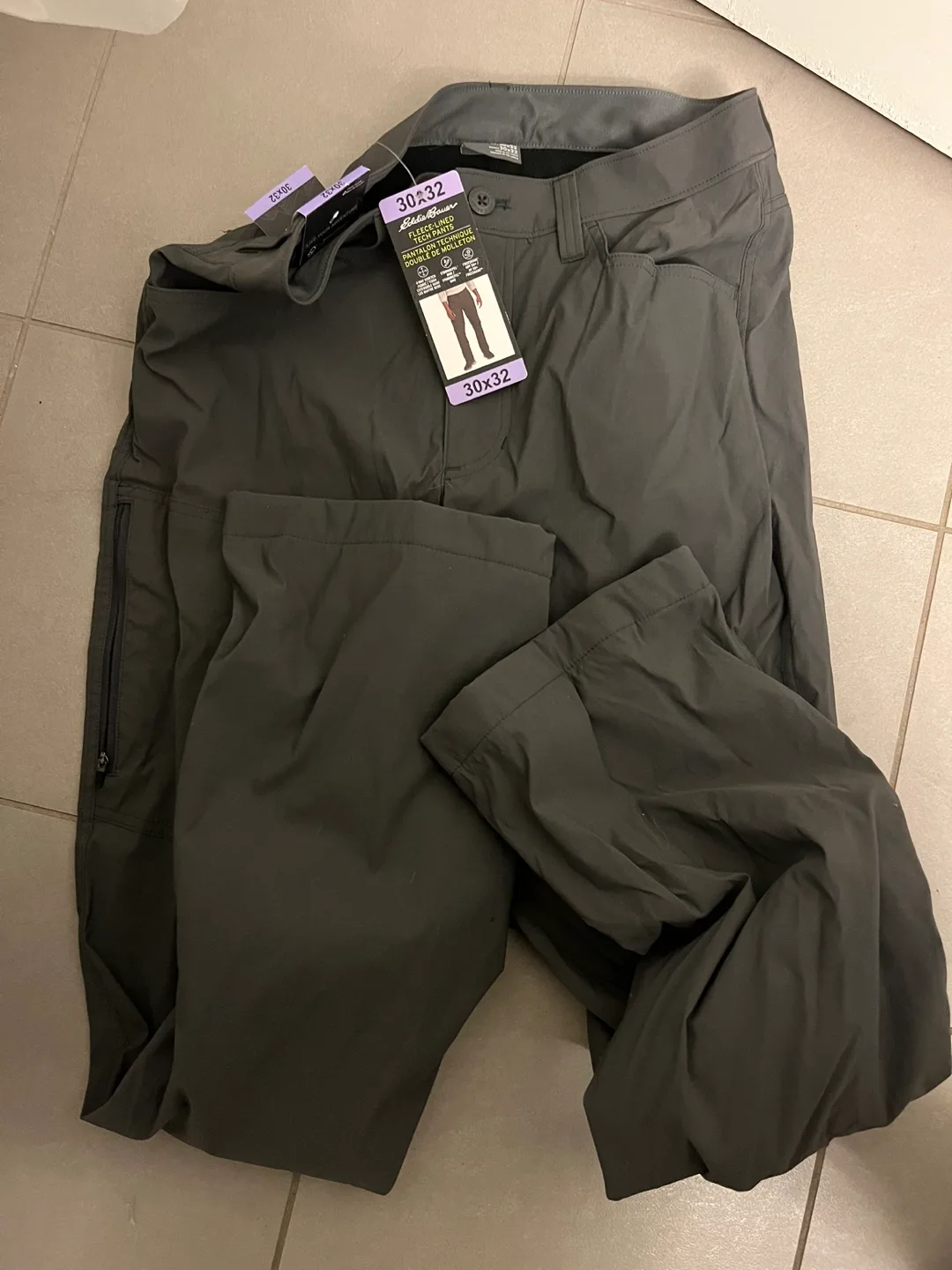 Eddie Bauer Men's Fleece-Lined Tech Pants thumbnail