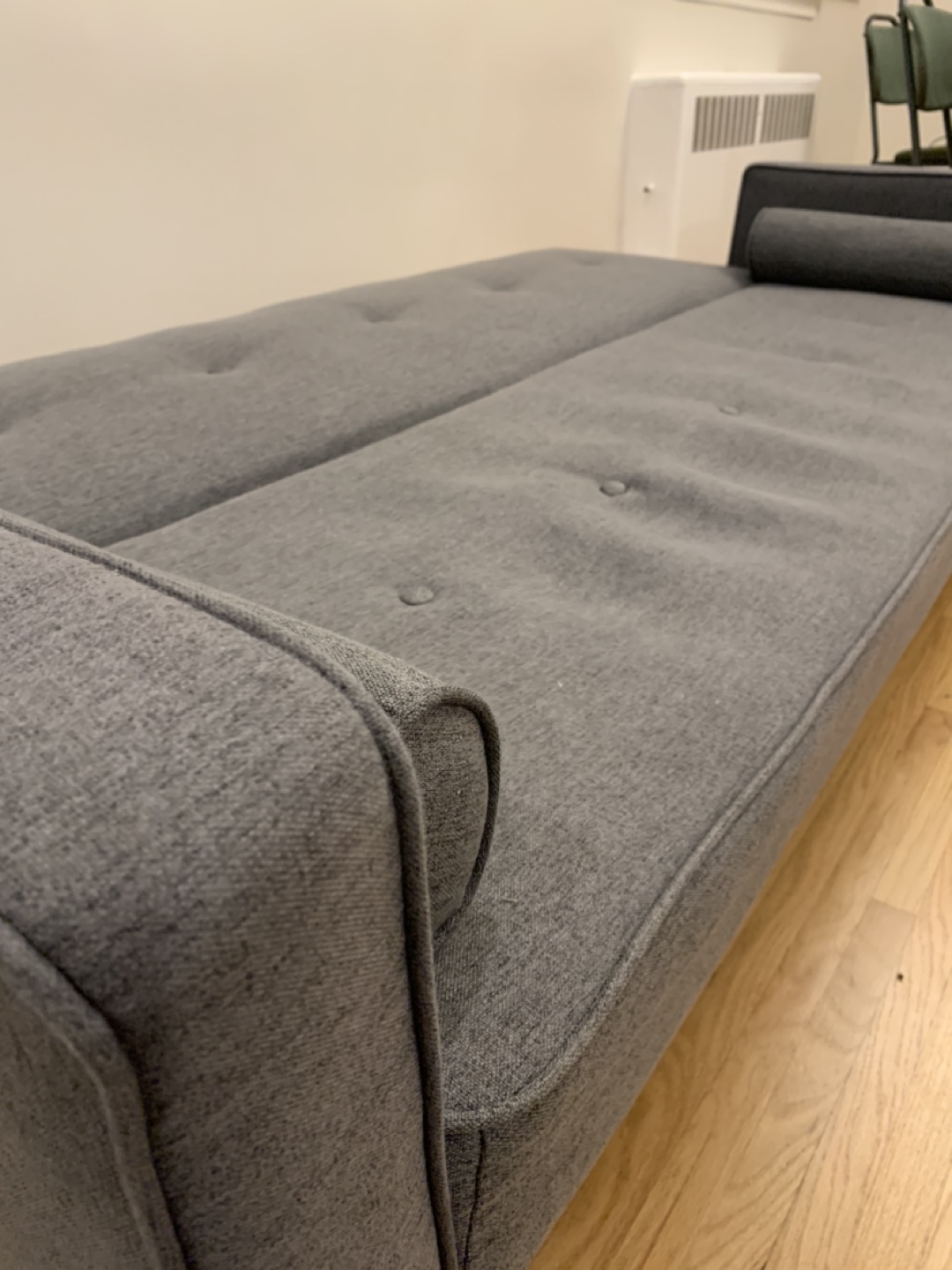 Grey Futon Sofa - photo 2