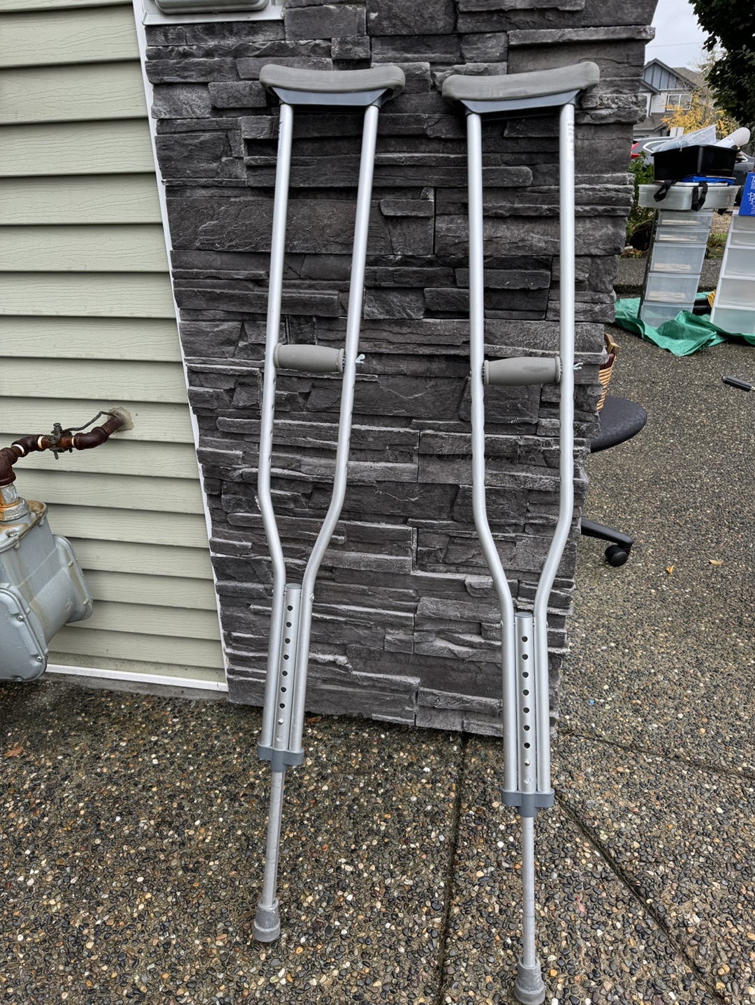 Pair of crutches
