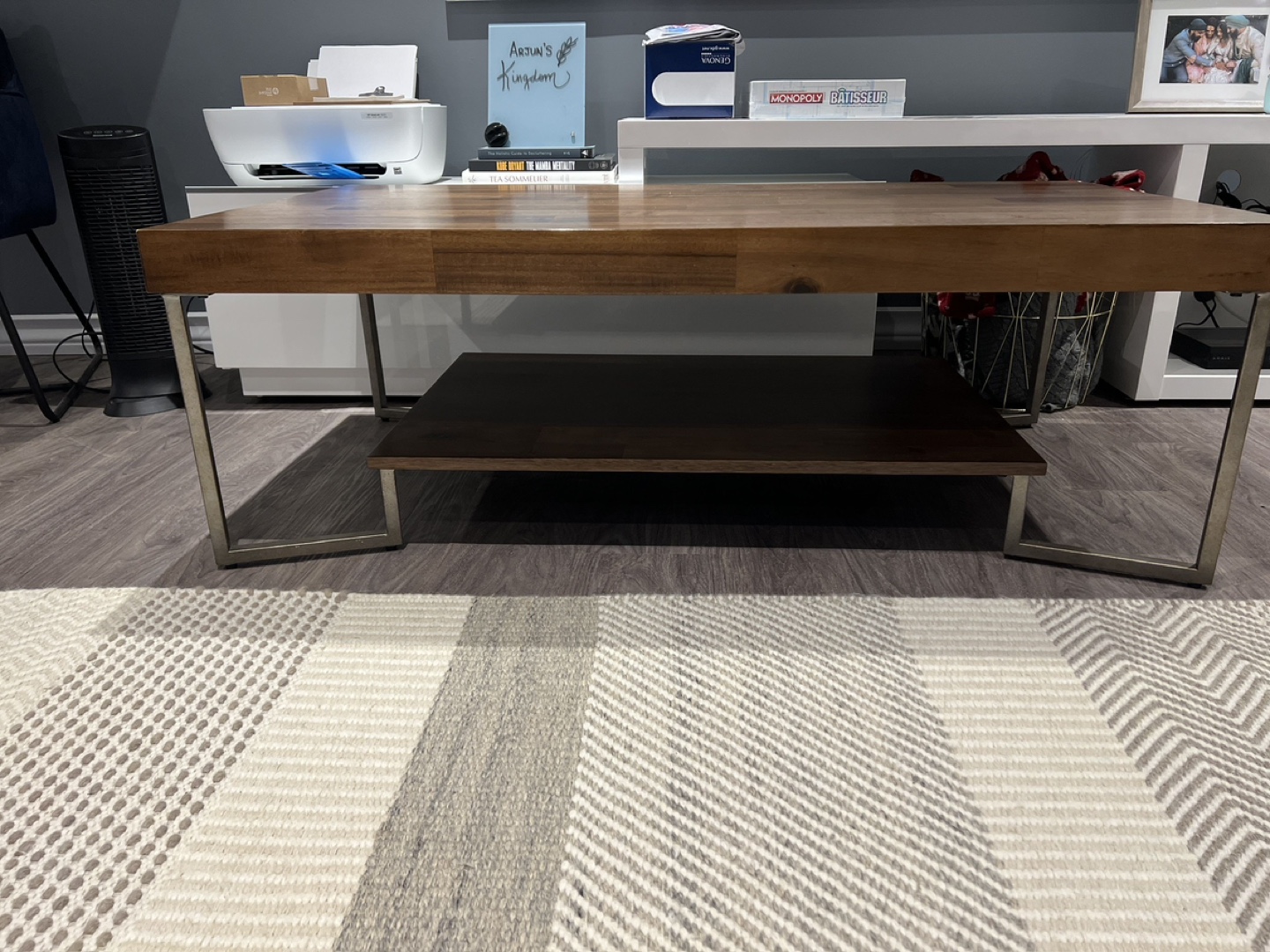 Modern Coffee Table with Lower Shelf - photo 2