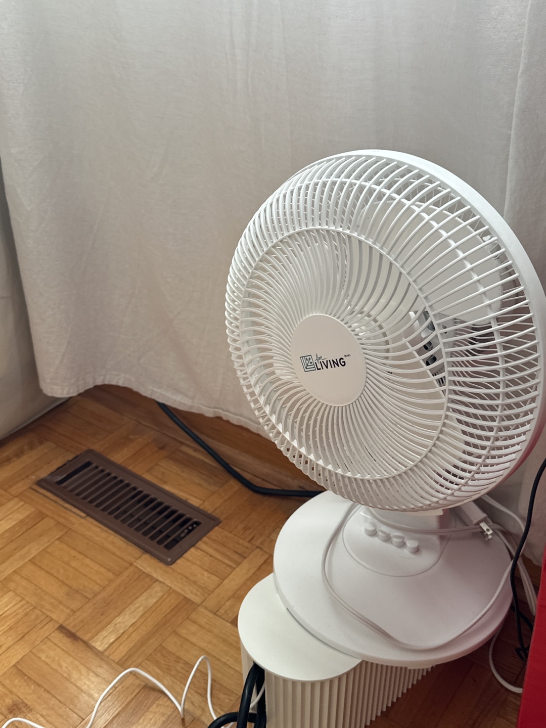 White Oscillating Fan