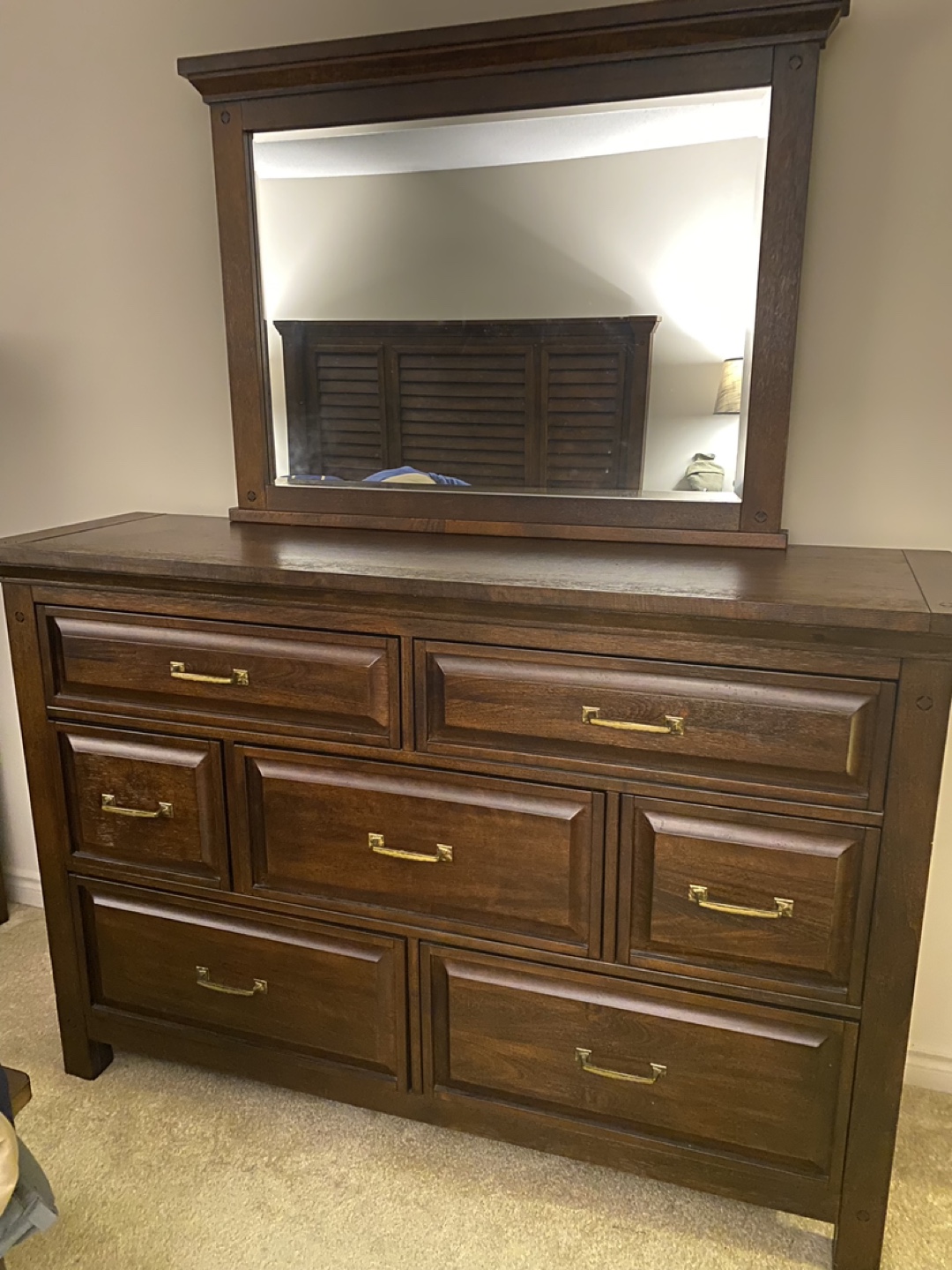 Dresser with Mirror by Ashley Furniture