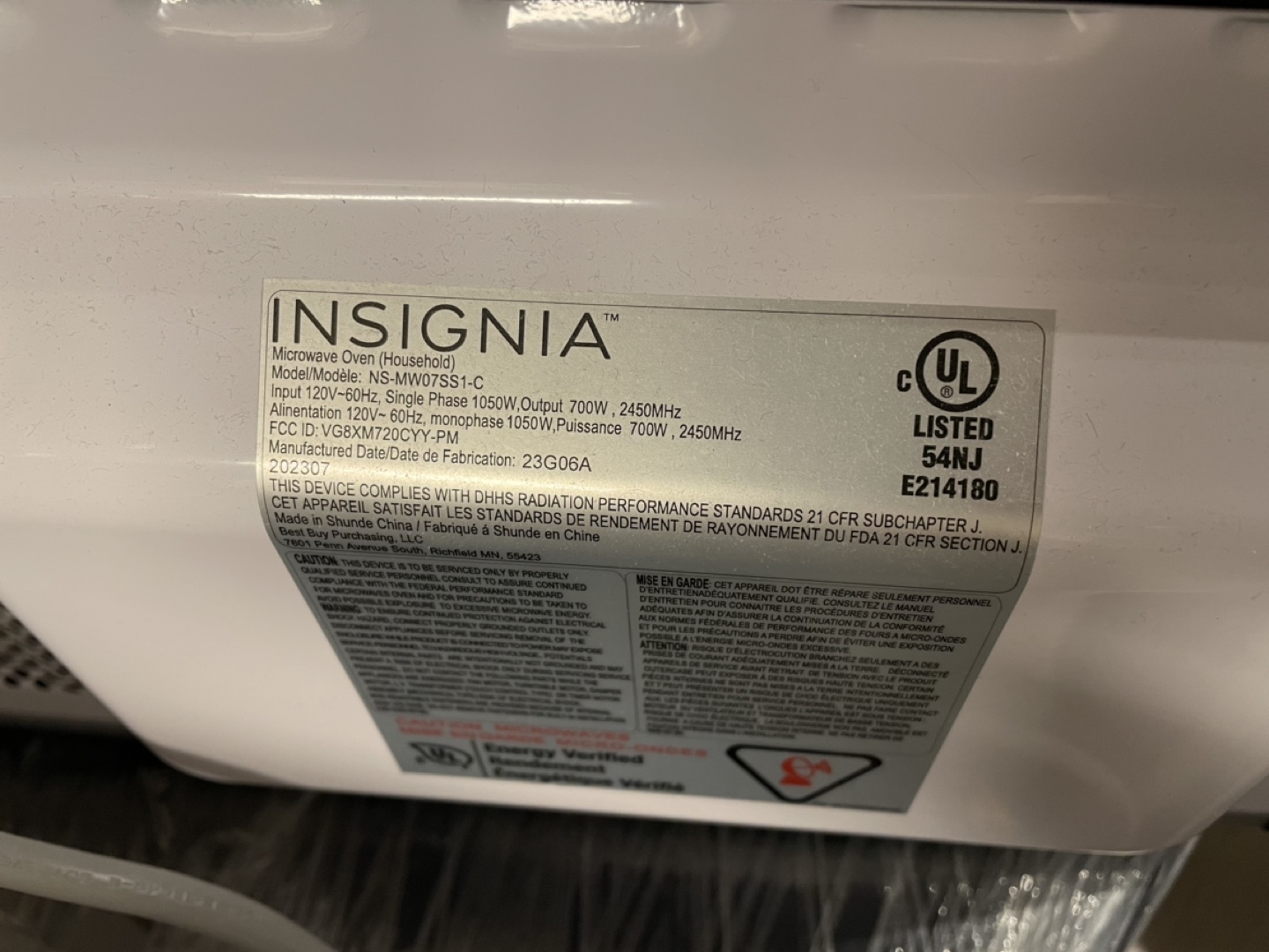 INSIGNIA Microwave Oven - photo 4