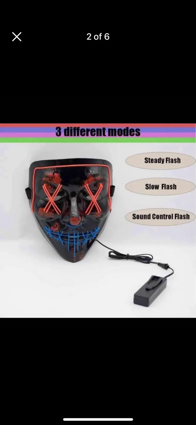 LED Light Up Halloween Masks image indicator(5)