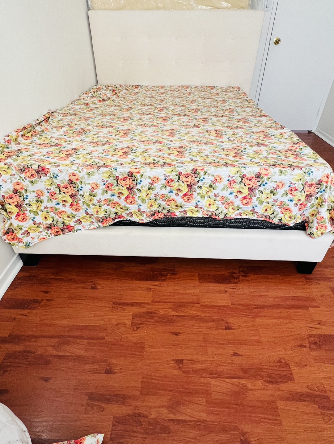 Queen Size Bed Frame with Box Spring
