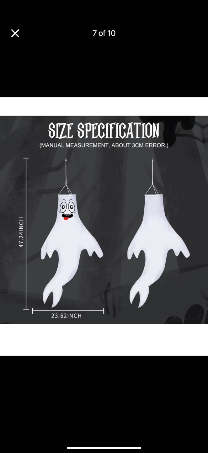 LED Light Up Ghost Decorations image indicator(4)
