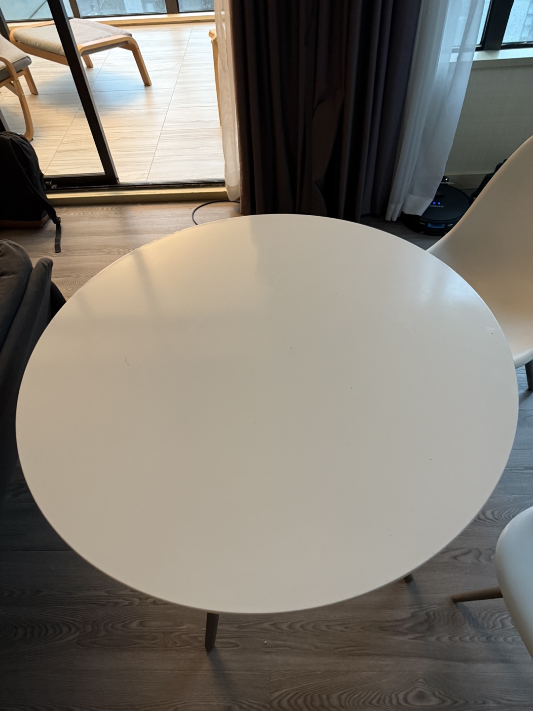 White Dining Table and Chairs - photo 3