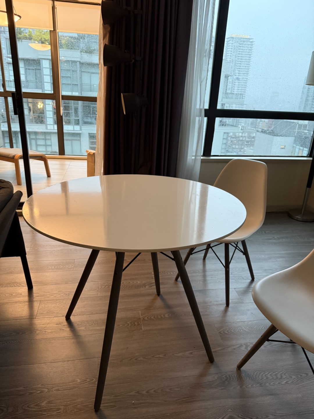 White Dining Table and Chairs