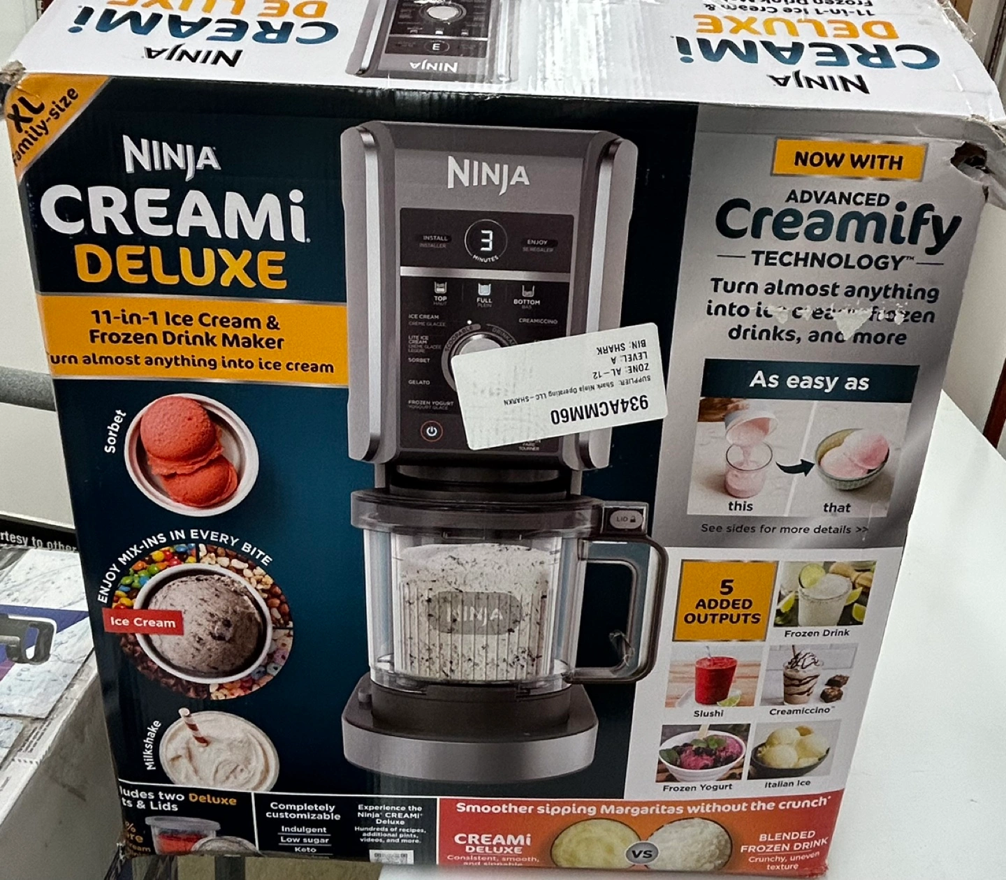 Ninja Creami Deluxe 11in1 Ice Cream & Frozen Drink Maker Karrot