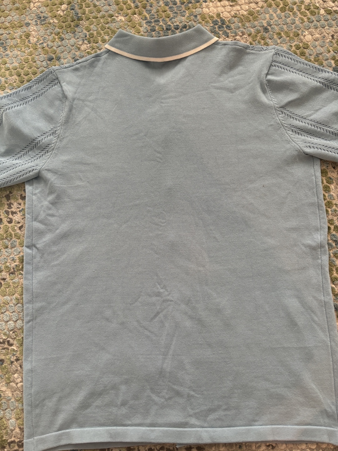 CooFandy Men's Short Sleeve Knitted Polo Shirt - photo 2
