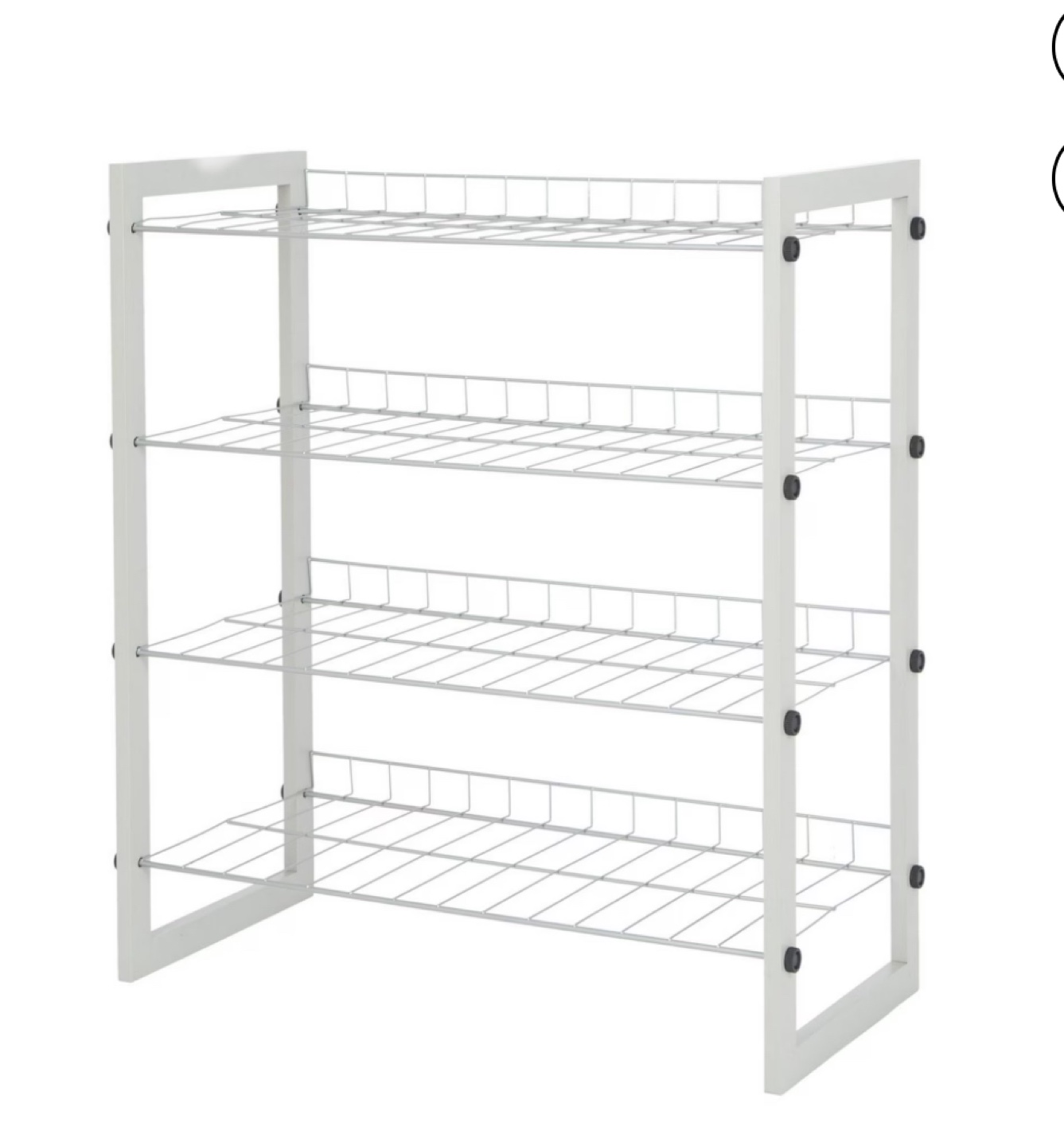 4-Tier Shoe Rack - photo 2