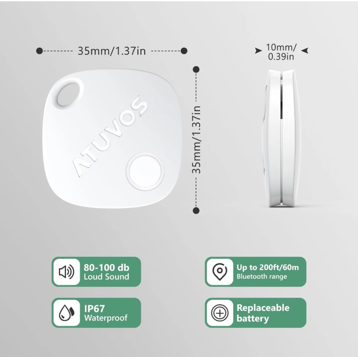 Smart Bluetooth Air Tracker Tag image indicator(6)