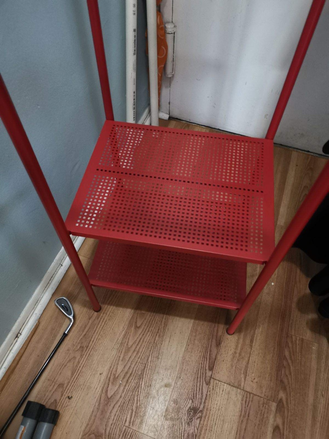 IKEA Red NIKKEBY Clothes Rack - photo 2