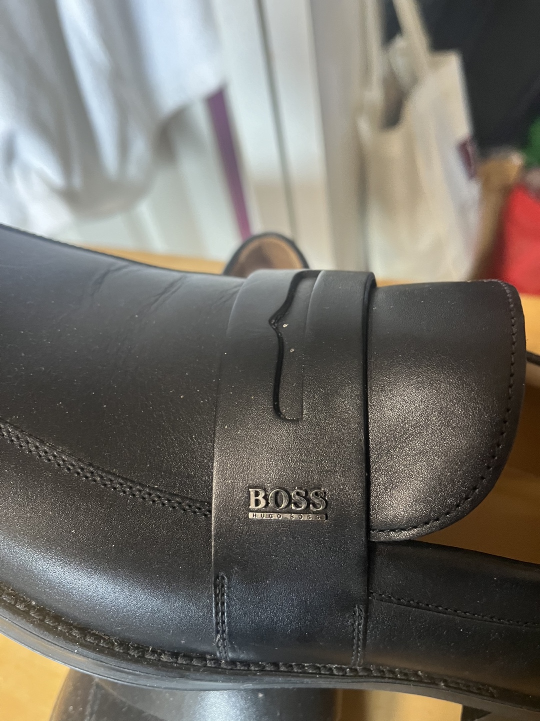 BOSS Hugo Boss Black Leather Loafers - photo 2