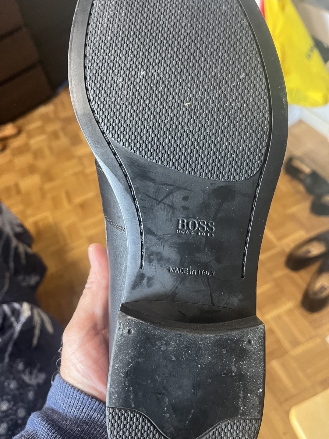 BOSS Hugo Boss Black Leather Loafers - photo 5