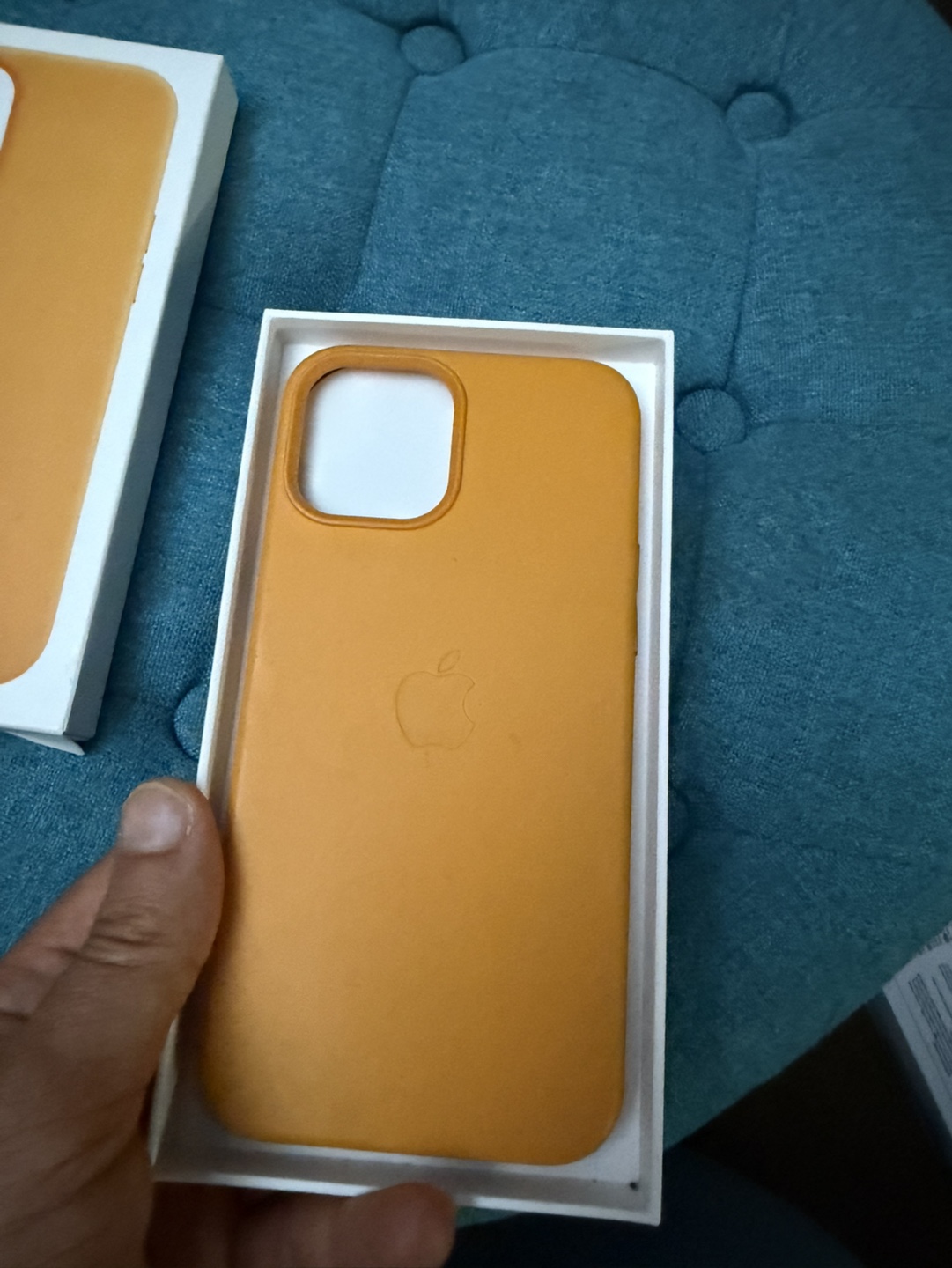 Apple iPhone 12 Pro Max Leather Case -  MagSafe - Yellow - photo 3