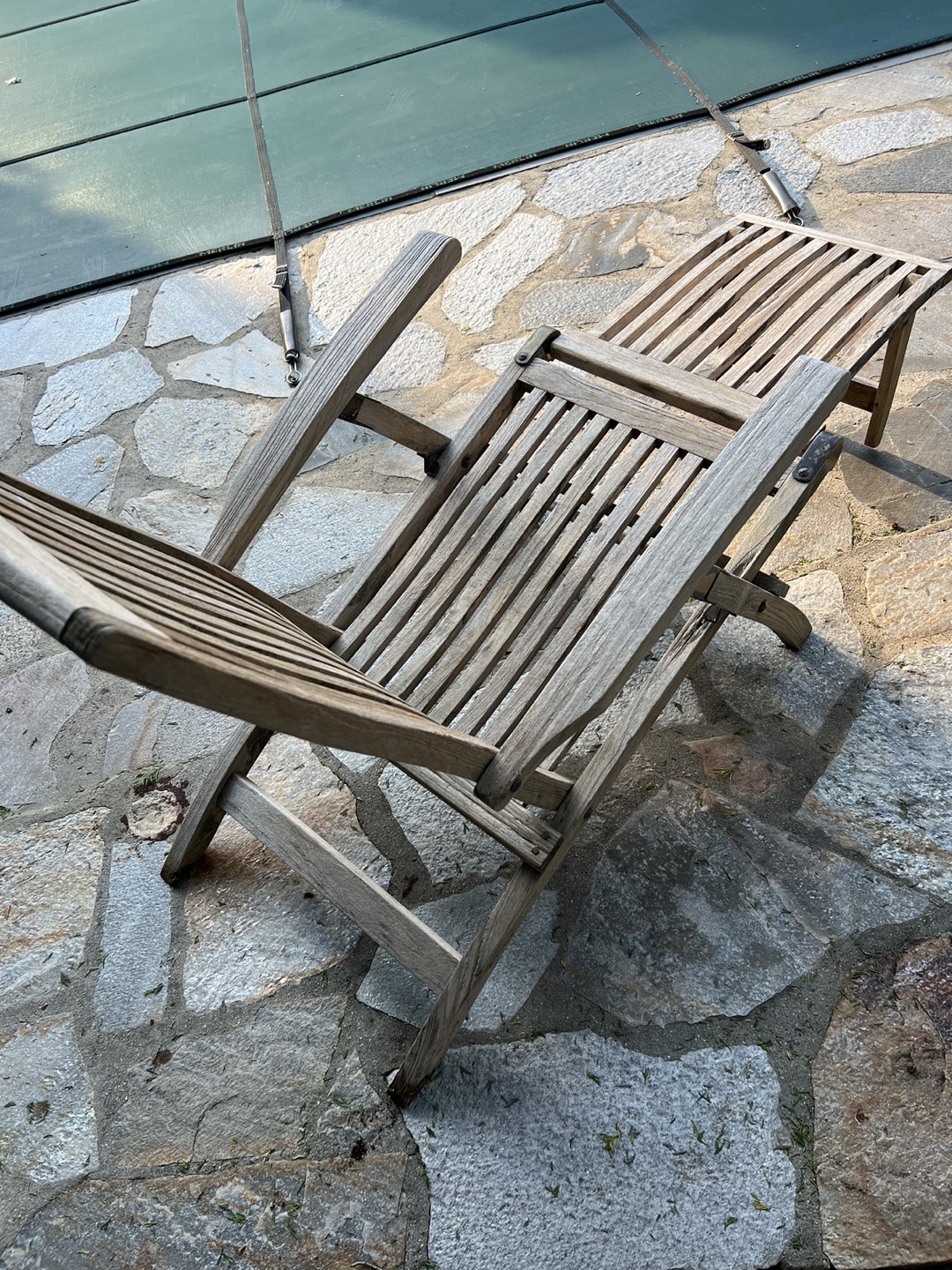 Teak Folding Lounge Chair - photo 2