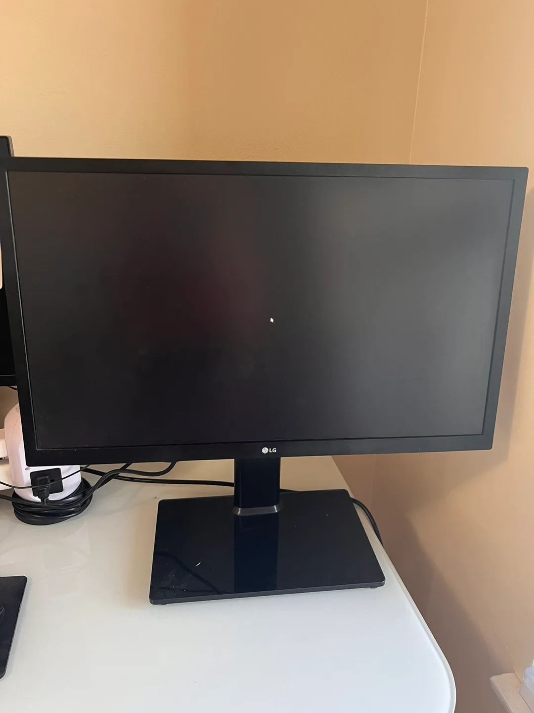 LG Monitor with Standing Desk Stand Riser & HDMI cable image indicator(5)