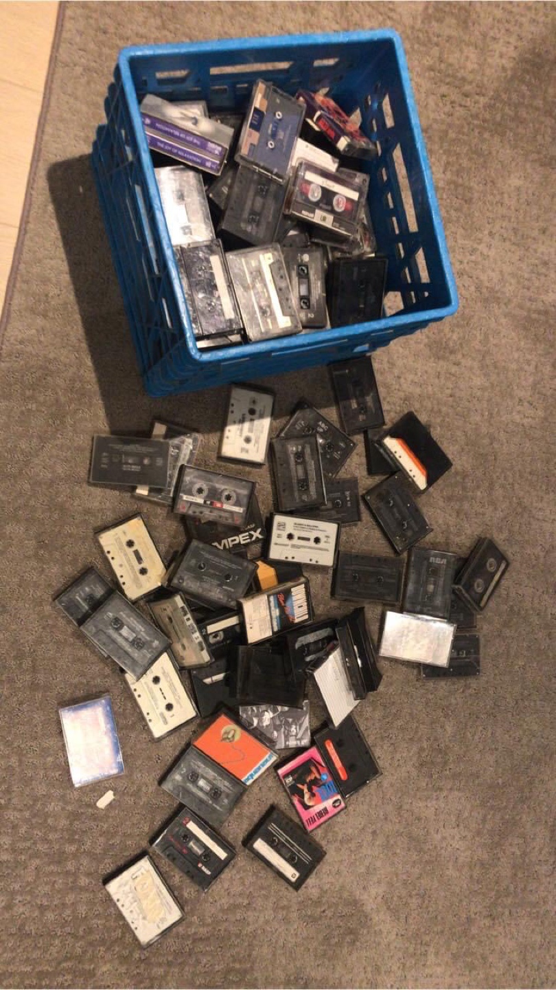 Large Lot of Vintage Audio Cassettes