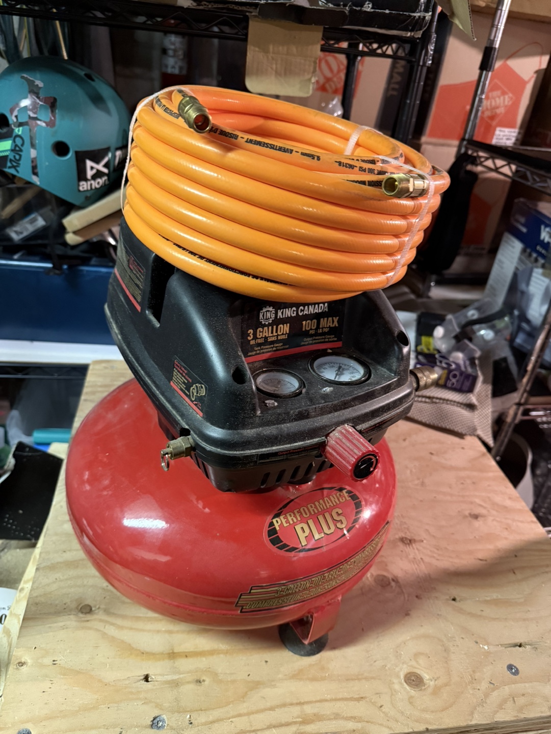 King Canada 3 Gallon Air Compressor - photo 2