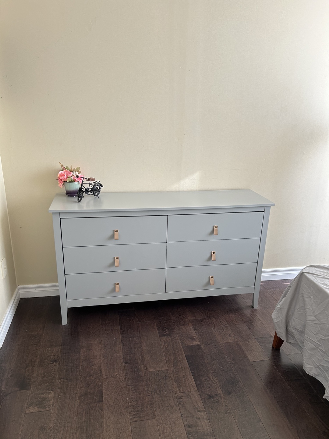Grey Dresser with Six Drawers - photo 2