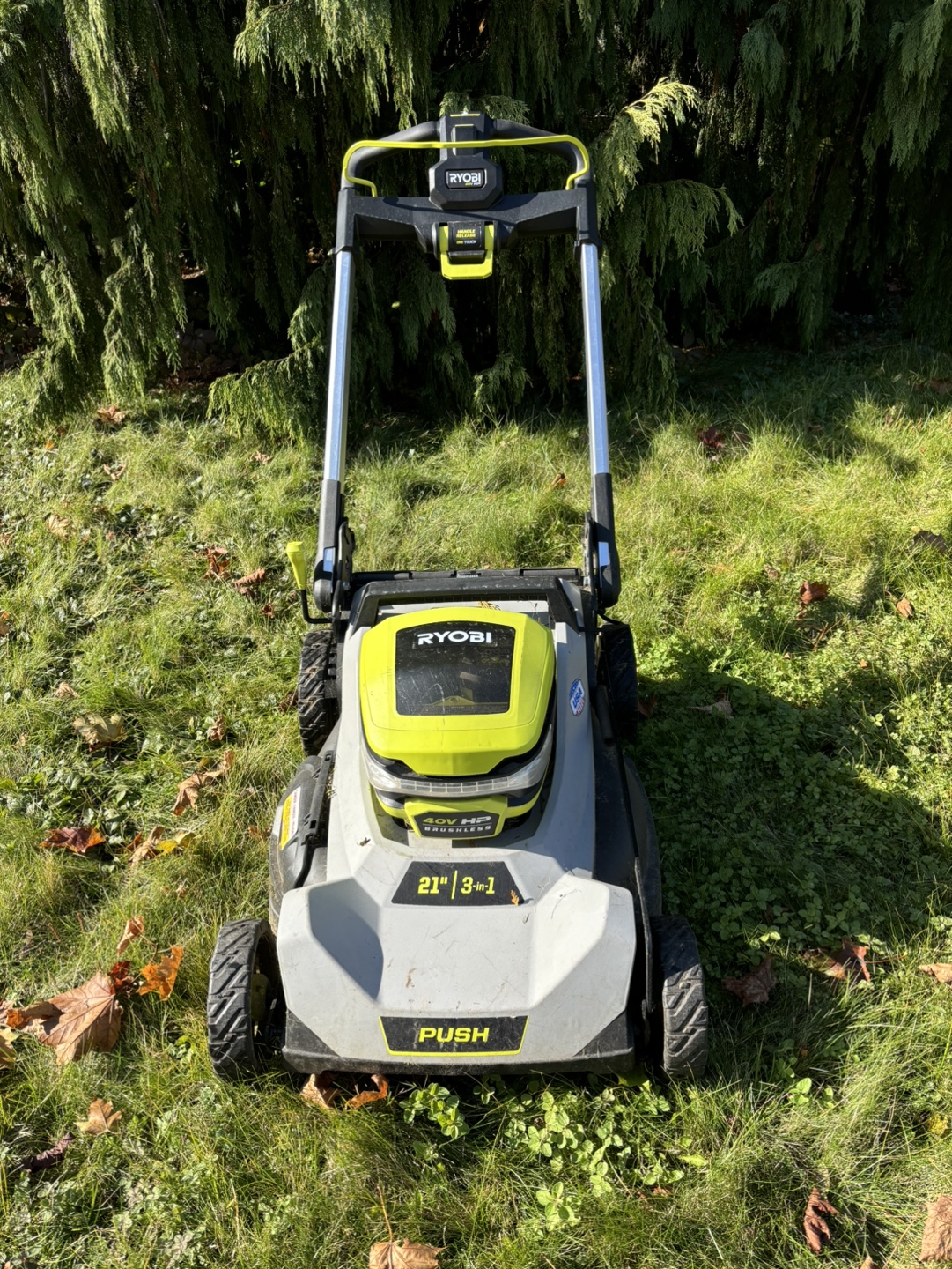 Ryobi 40V 21-inch 3-in-1 Lawnmower
