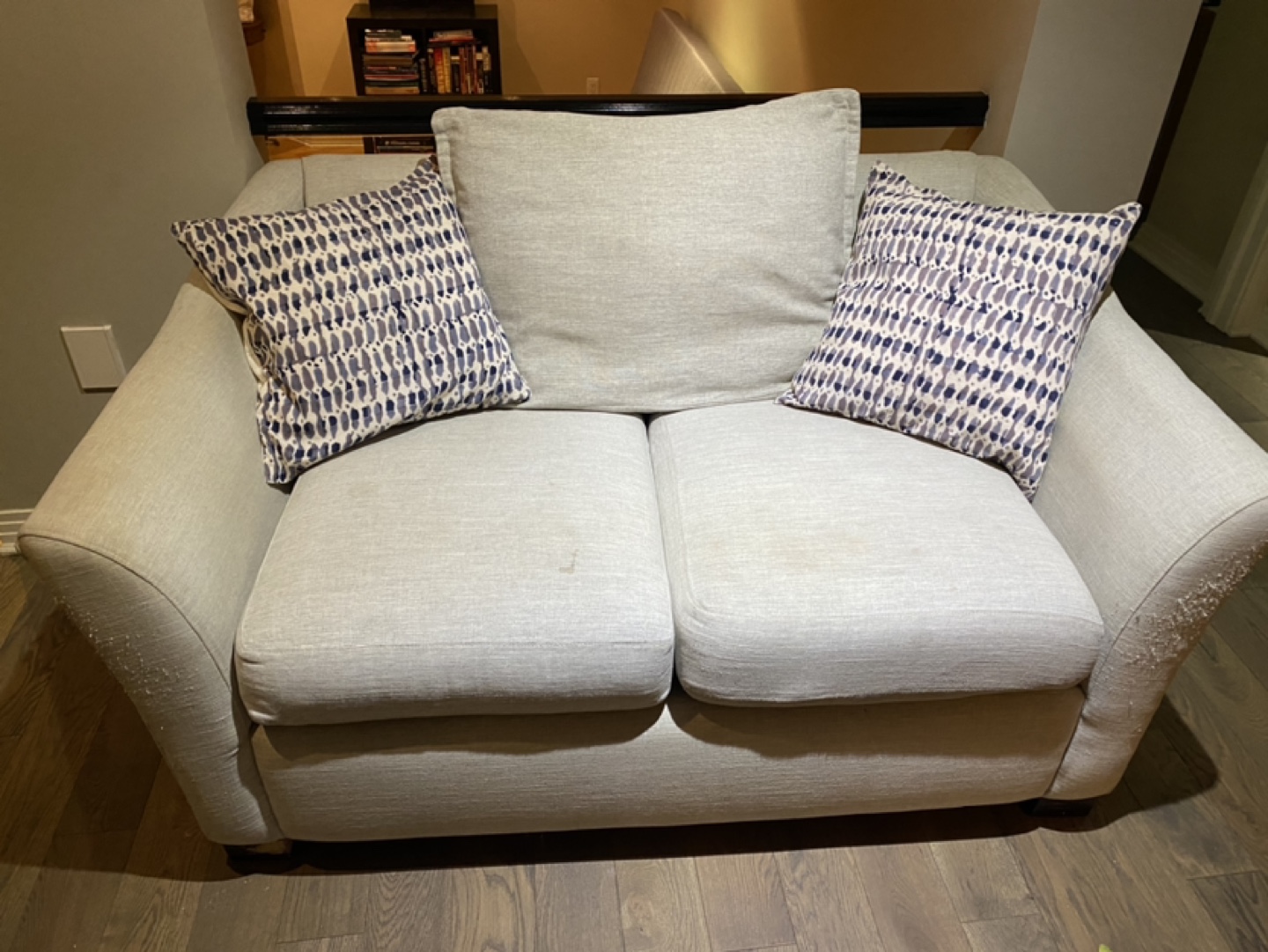 Grey 2 seater Loveseat from Hudson’s Bay