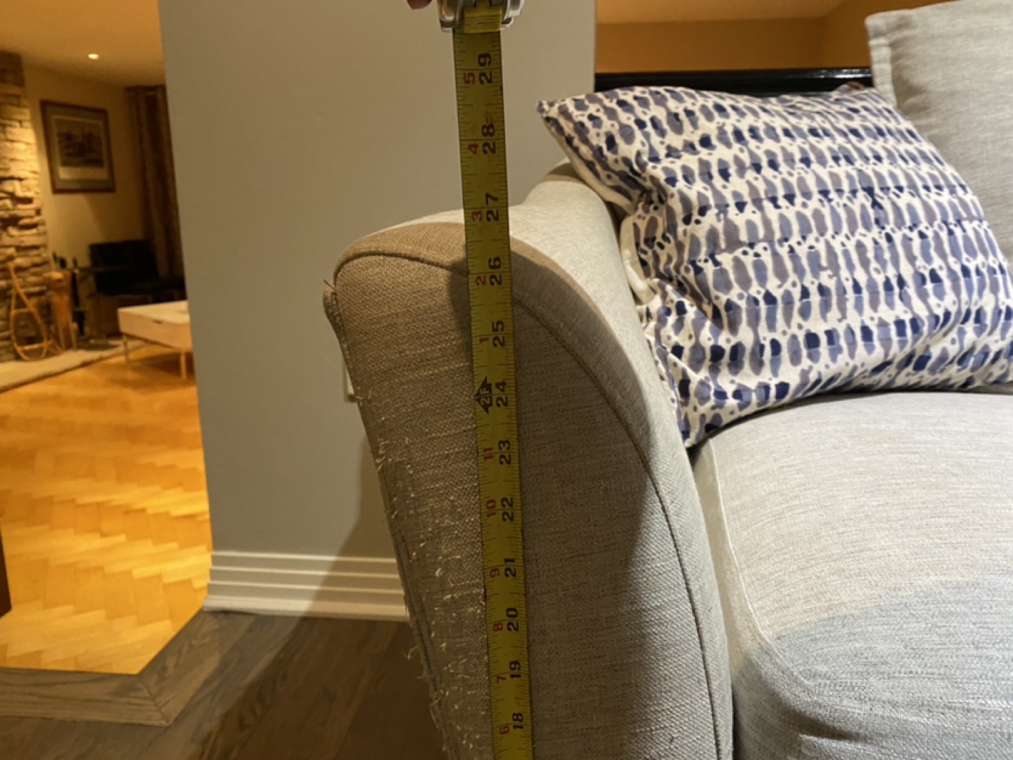 Grey 2 seater Loveseat from Hudson’s Bay - photo 4