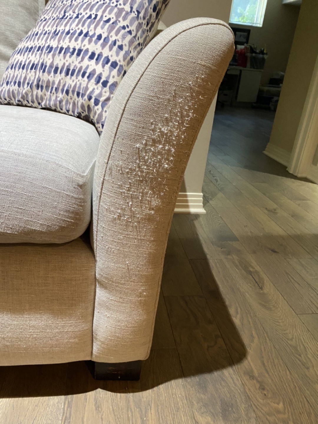 Grey 2 seater Loveseat from Hudson’s Bay - photo 5