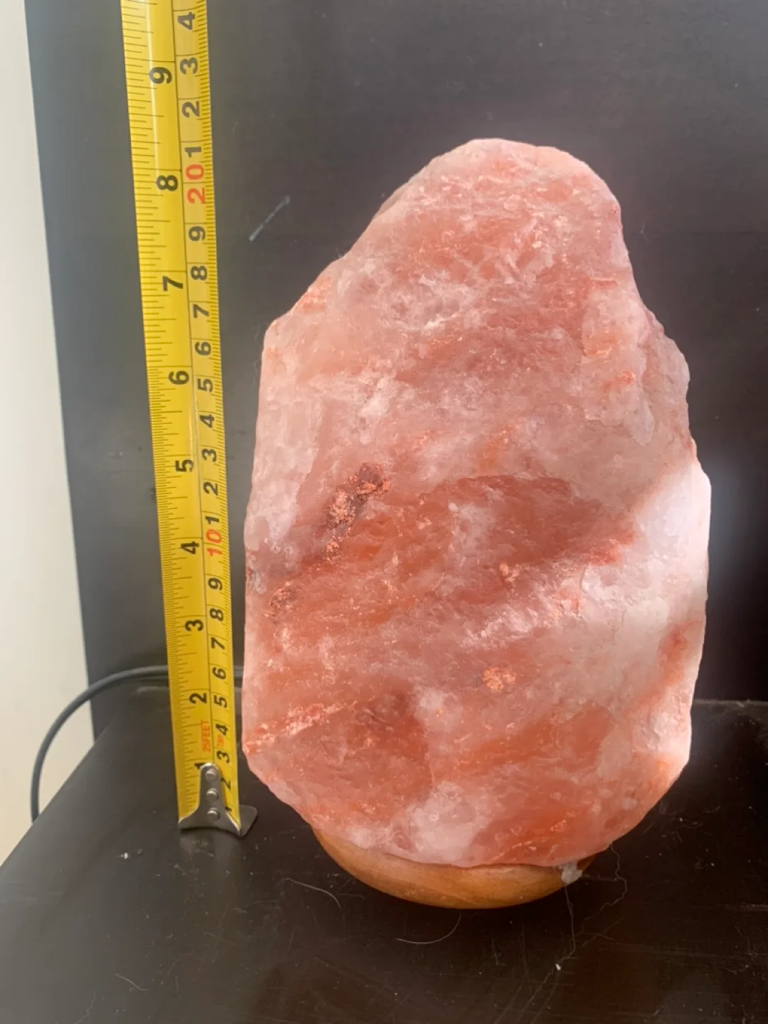 Himalayan Pink Salt Lamp with dimmer switch image indicator(2)