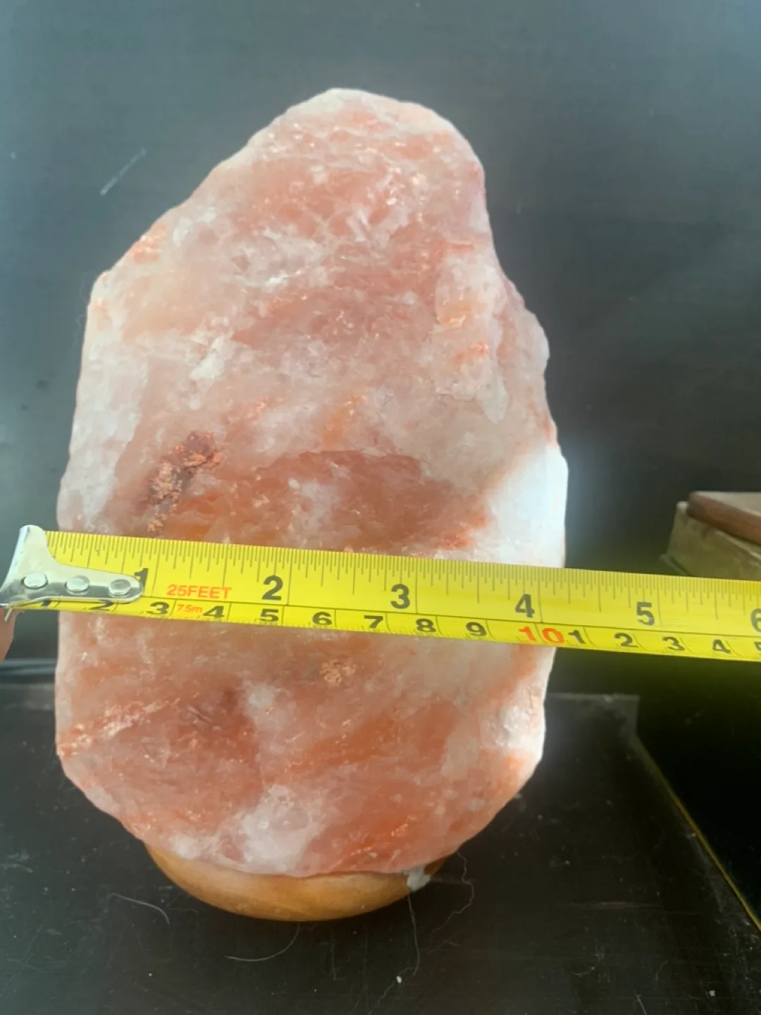 Himalayan Pink Salt Lamp with dimmer switch image indicator(3)