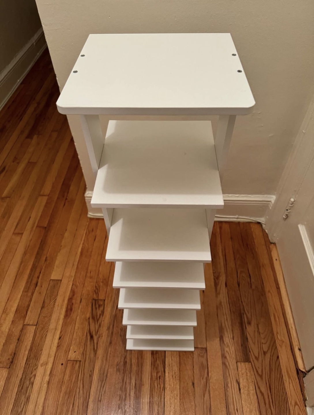 White 7- Tier Shoe Rack