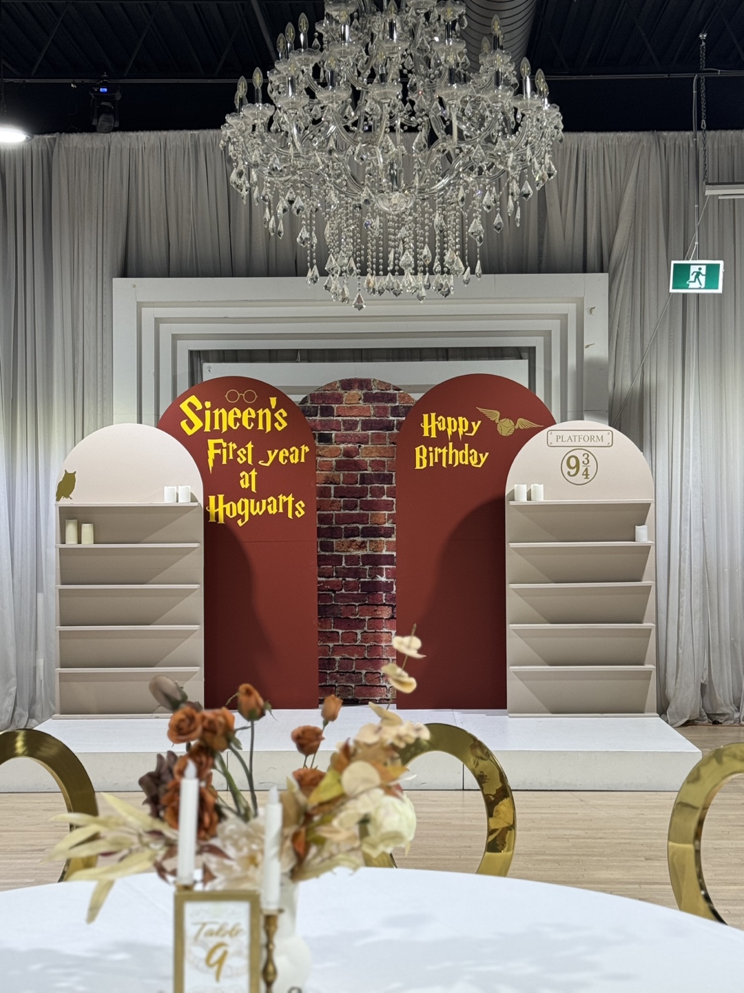Harry Potter Themed Party Backdrop