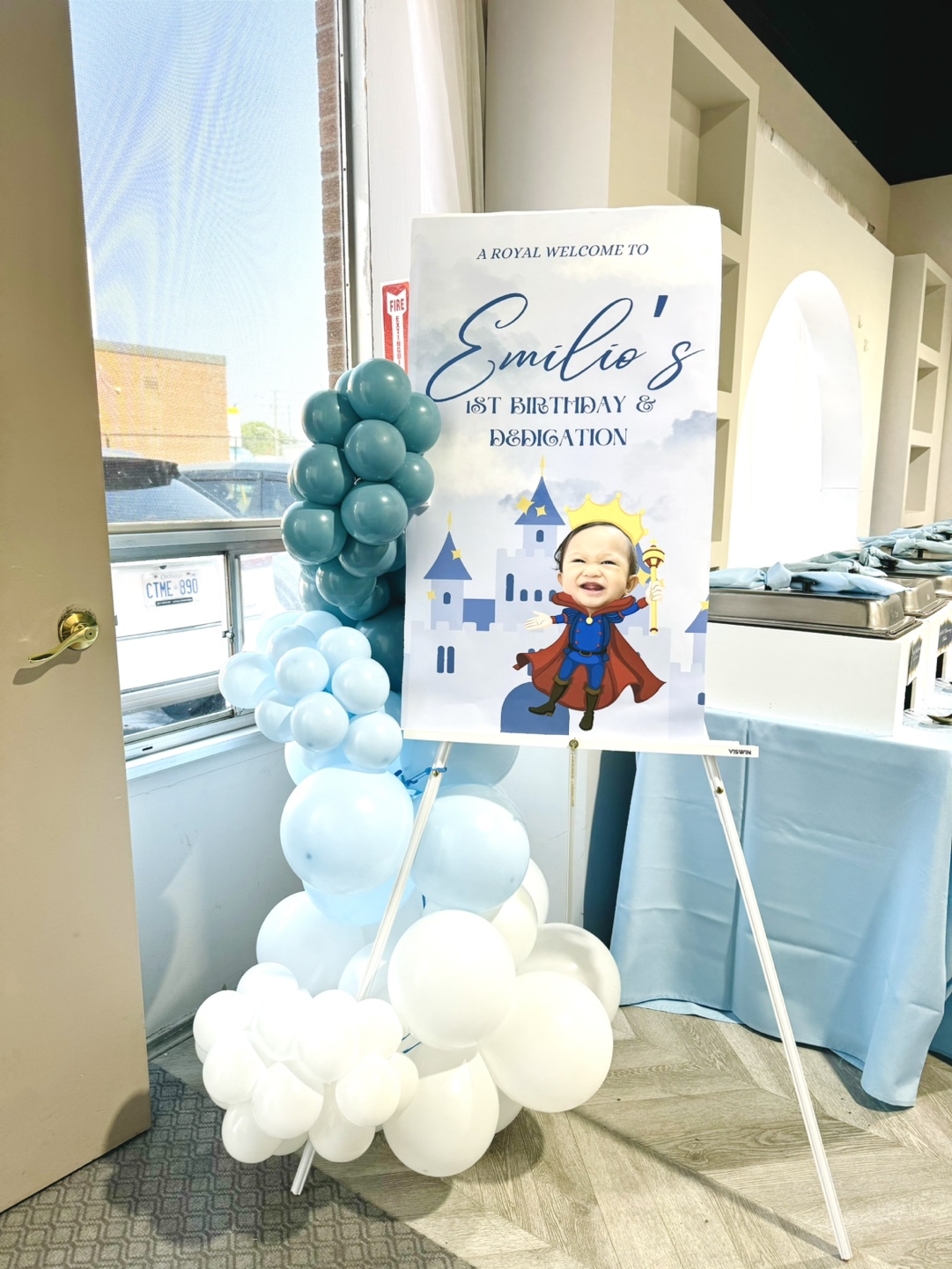 Personalized Royal Prince Birthday Party Decoration - photo 2