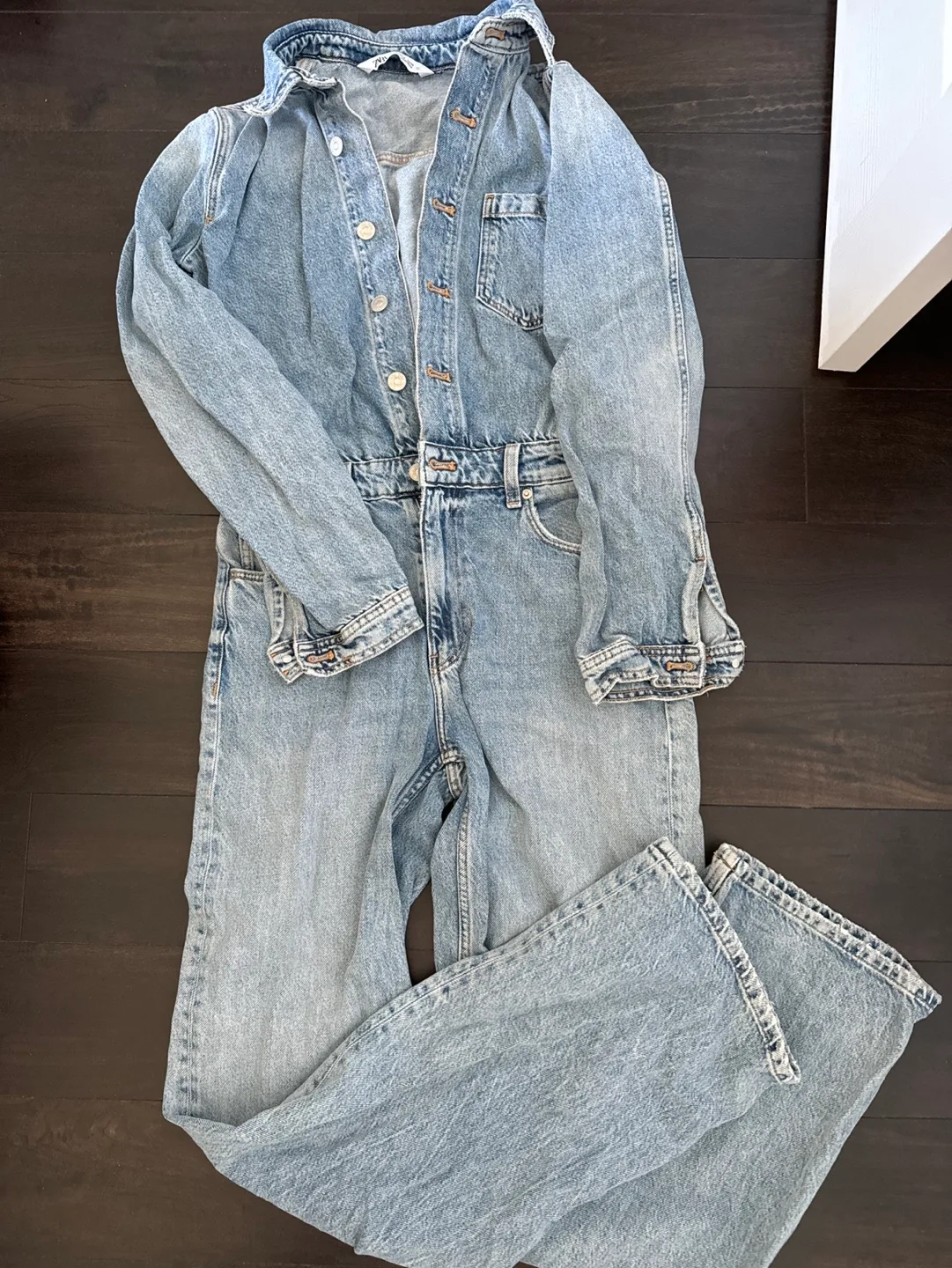 Zara Denim Jumpsuit image indicator(2)