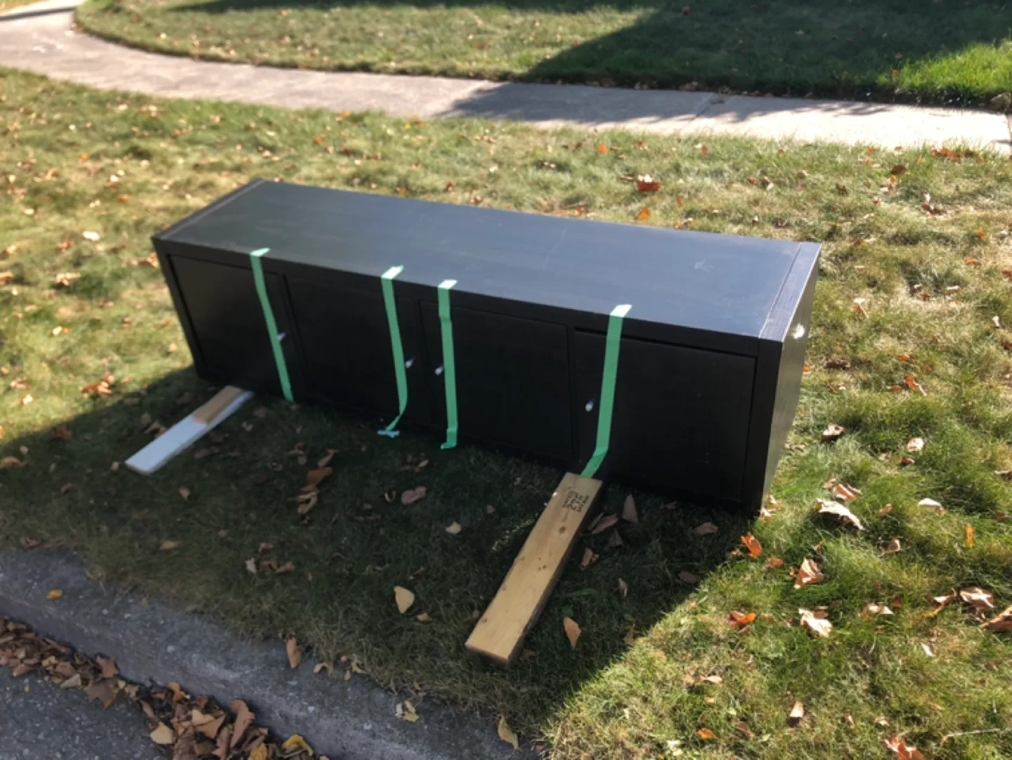 Free IKEA kallax 4 Door Cabinet thumbnail