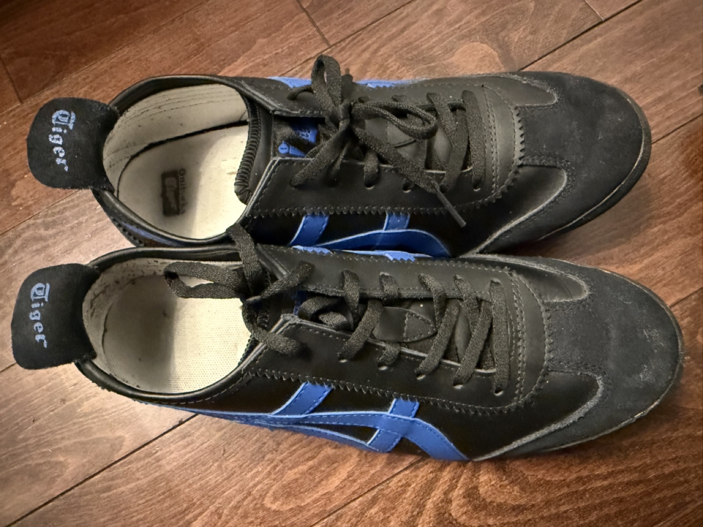 Tiger Onitsuka Tiger Black and Blue Sneakers - photo 2