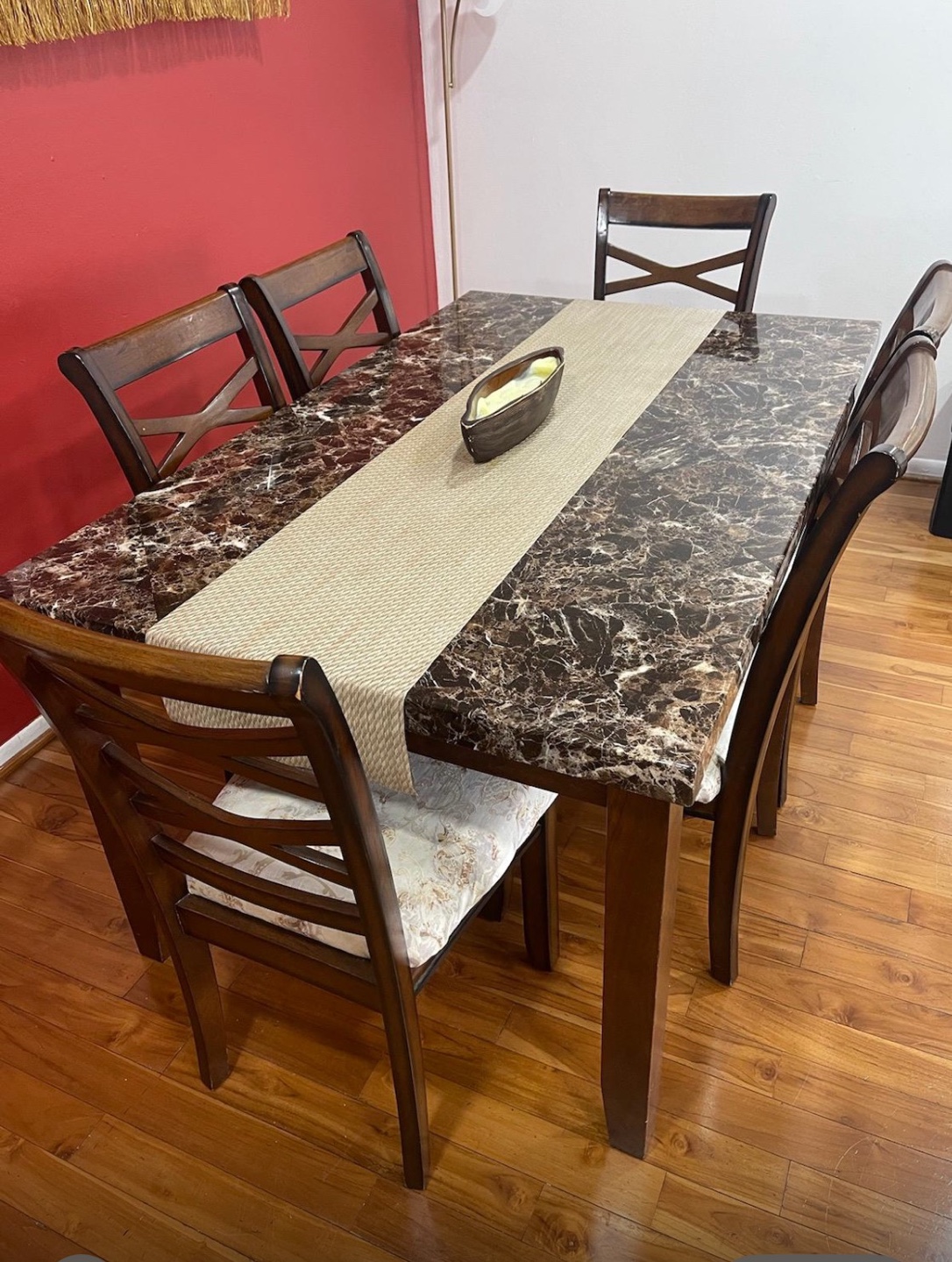 Dining Table Set with 6 Chairs