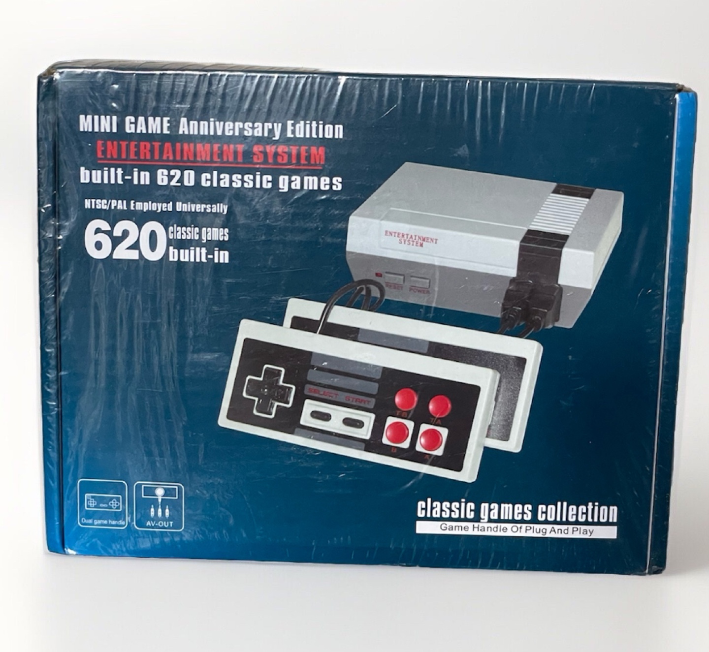 Mini Retro Game Console with 620 Built-in Games