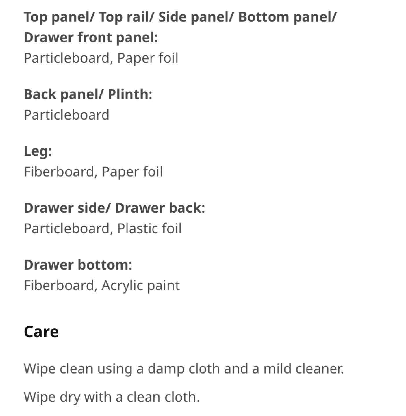 5-Drawer Chest - Black - photo 3