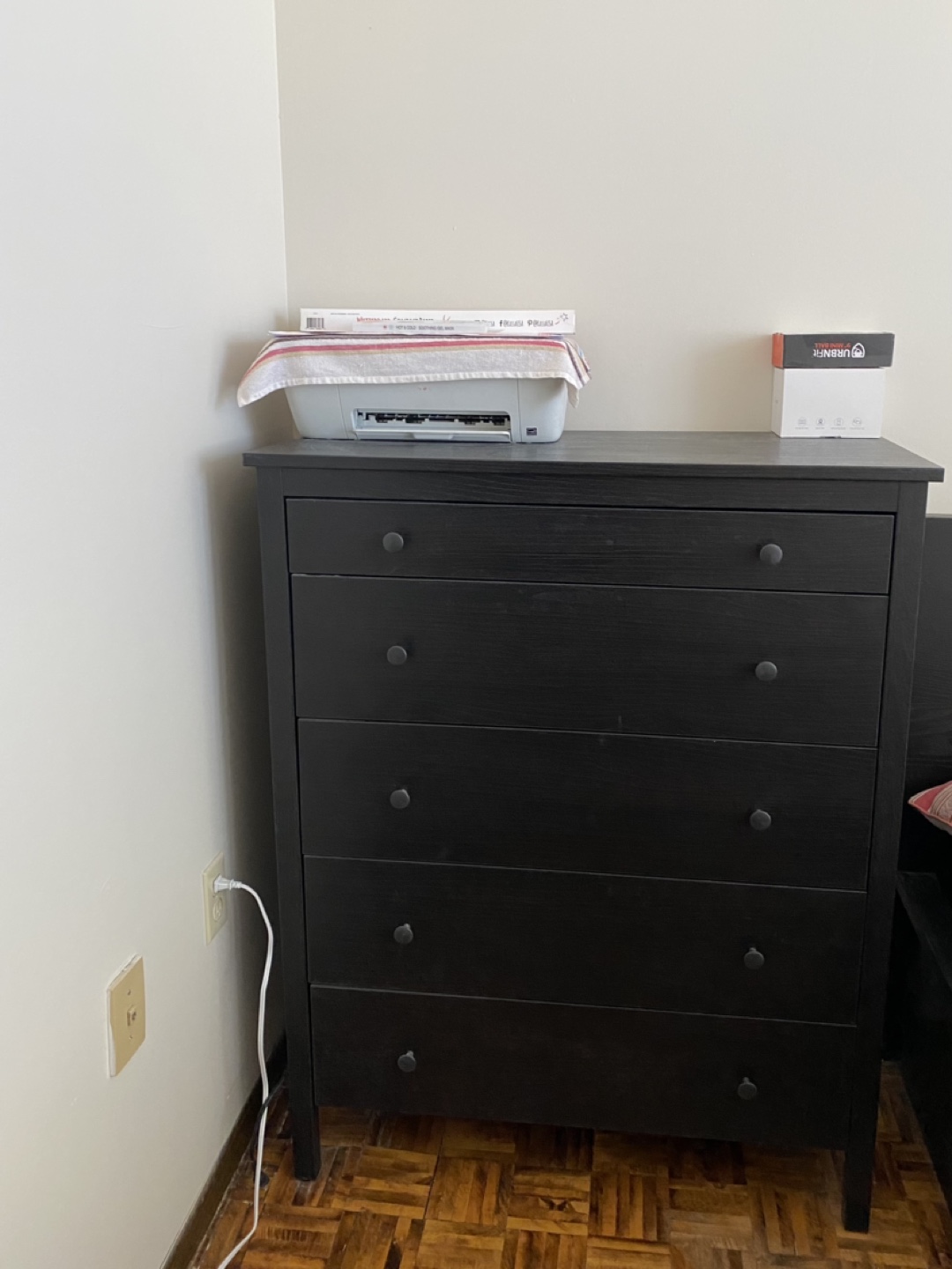 5-Drawer Chest - Black