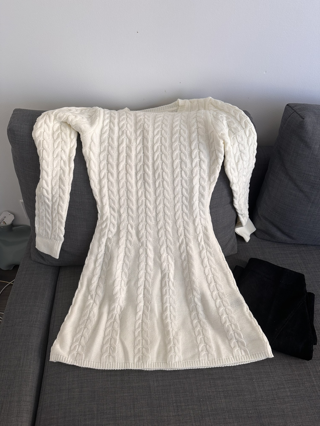 SHEIN Cable Knit Sweater Dress - photo 2