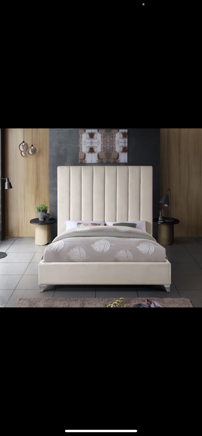 Queen Size Upholstered Bed Frame