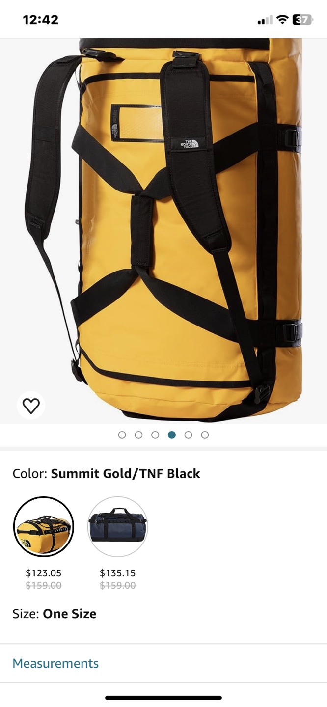 The North Face Base Camp Duffel S - Summit Gold/TNF Black - photo 3