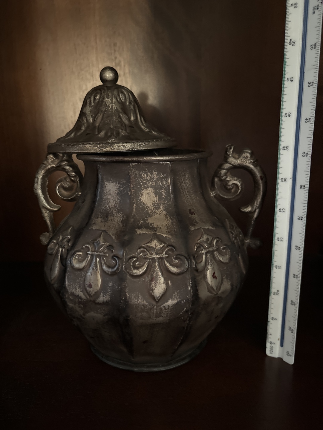 Antique Black & Silver Urn - photo 2