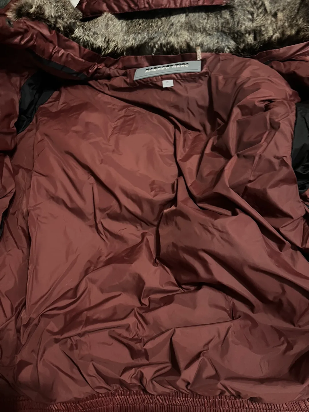 Marc New York Andrew Marc Real Fur Hooded Puffer Jacket image indicator(10)