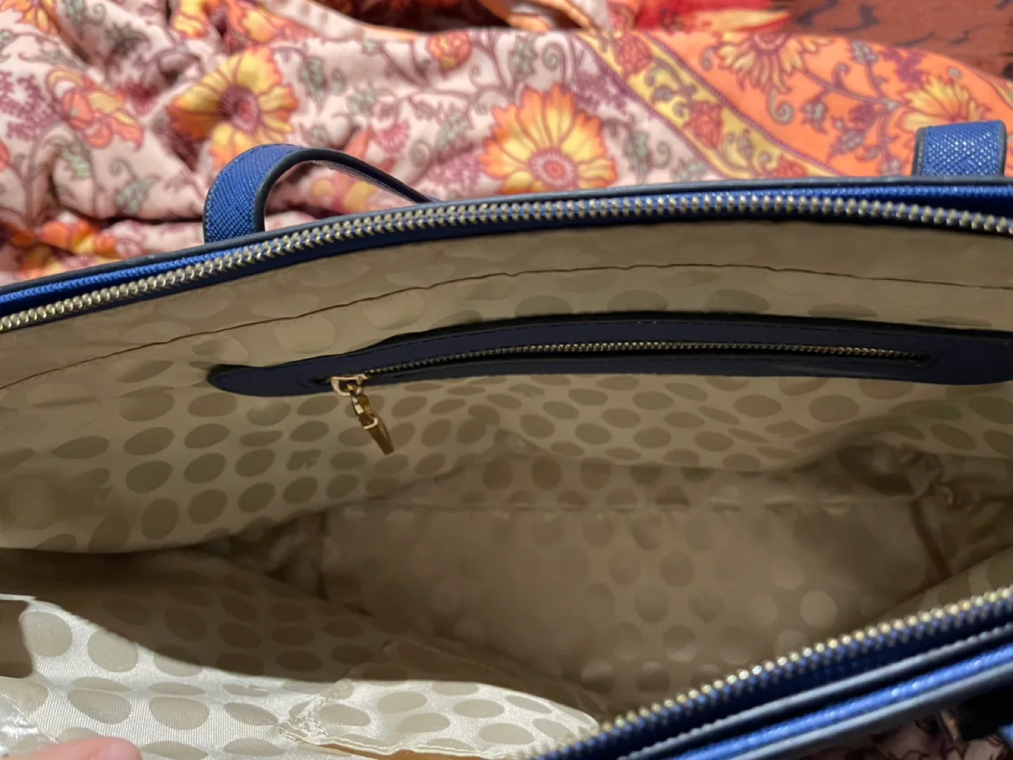 Kate Spade Blue Tote Bag image indicator(2)