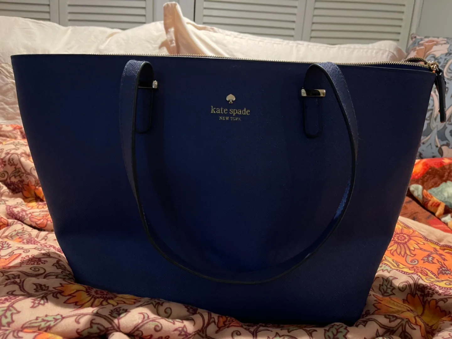 Kate Spade Blue Tote Bag image indicator(3)