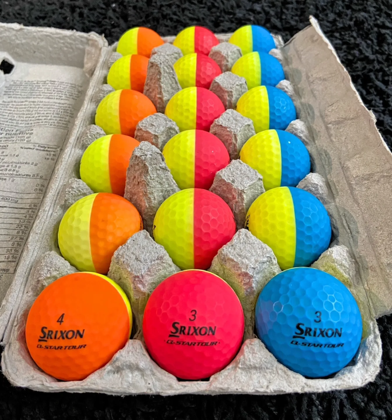 18 Srixon Divide Q-Star Tour Golf Balls thumbnail